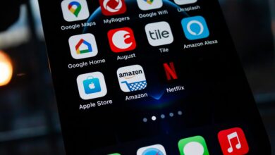 A phone home screen full of app icons showing how to add app to home screen