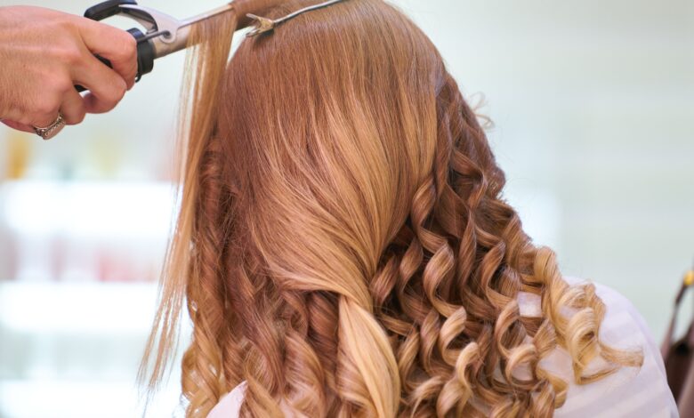 Step-by-step home hair perm process for creating long-lasting, defined curls.